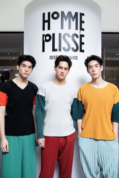 Thailand’s first official launch of HOMME PLISSÉ ISSEY MIYAKE