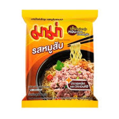 บะหมี่กึ่งสำเร็จรูป มาม่า หมูสับ