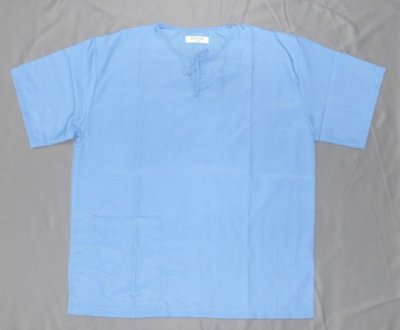 เสื้อคอผูกสีฟ้า เบอร์ 48