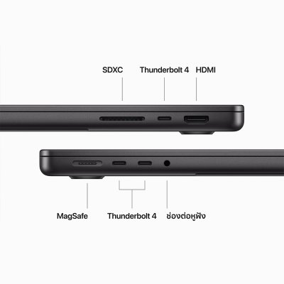 Apple MacBook Pro 14 : M3 Pro chip 11C CPU/14C GPU/18GB/512GB Space Black (2023) Eng-Keyboard