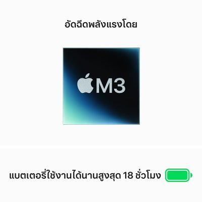 Apple MacBook Air 13 : M3 chip 8C CPU/10C GPU/16GB/512GB - Midnight-2024 (Eng-Keyboard)