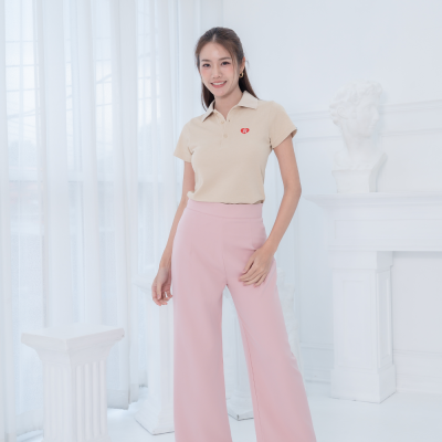 HPYT DryTech Slim Fit Polo For Her "สีเบจ"