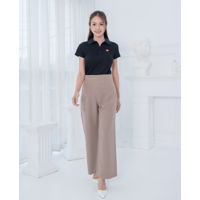 HPYT DryTech Slim Fit Polo For Her "สีดำ"