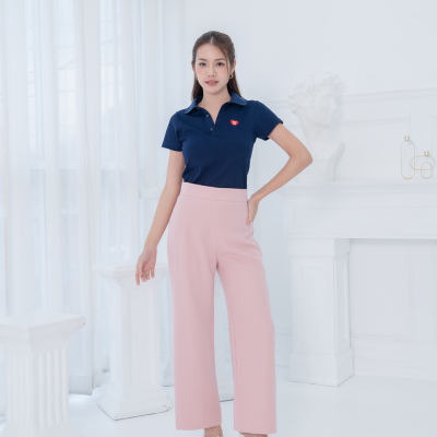 HPYT DryTech Slim Fit Polo For Her "สีกรมท่า"