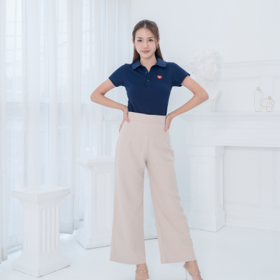 HPYT DryTech Slim Fit Polo For Her "สีกรมท่า"