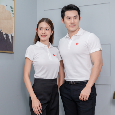 HPYT DryTech Slim Fit Polo For Her "สีขาว"
