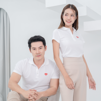 HPYT DryTech Slim Fit Polo For Her "สีขาว"