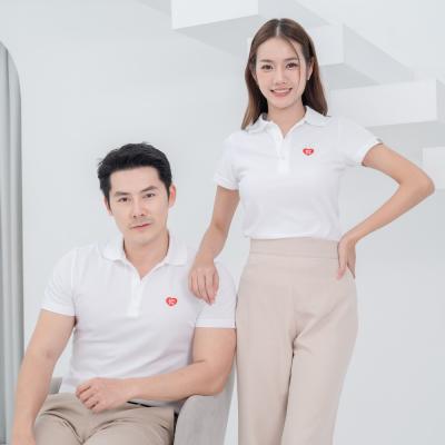 HPYT DryTech Slim Fit Polo For Her "สีขาว"