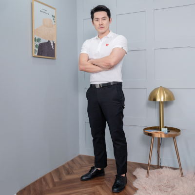 HPYT DryTech Slim Fit Polo For Him "สีขาว"