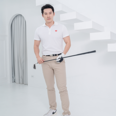 HPYT DryTech Slim Fit Polo For Him "สีขาว"