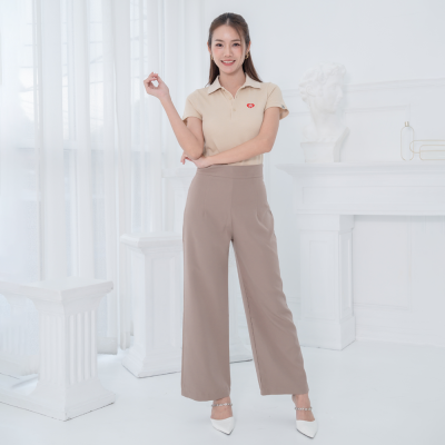 HPYT Easy Pants for her กางเกงขายาวผู้หญิง "สีโอวัลติน"