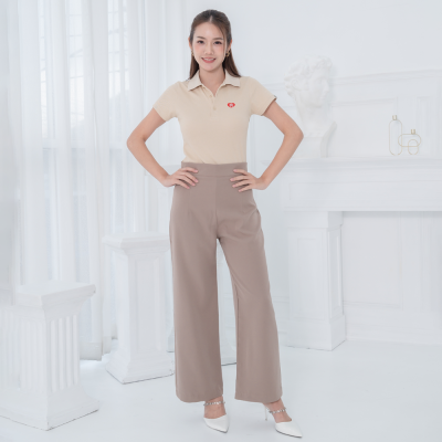 HPYT Easy Pants for her กางเกงขายาวผู้หญิง "สีโอวัลติน"
