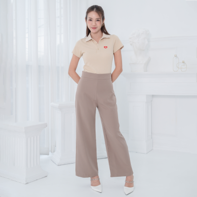 HPYT Easy Pants for her กางเกงขายาวผู้หญิง "สีโอวัลติน"