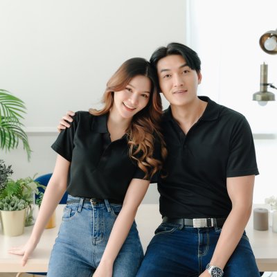 เสื้อโปโล "รุ่นไม่มีกระเป๋า" สีดำ เสื้อโปโล "รุ่นไม่มีกระเป๋า" สีดำ
