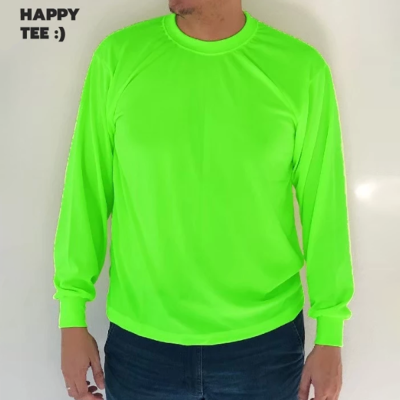 IB Free Size Workwear Crew Neck T-Shirt - Neon Green