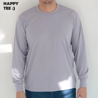 เสื้อคนงาน IB คอกลม ฟรีไซส์ - สีเทา