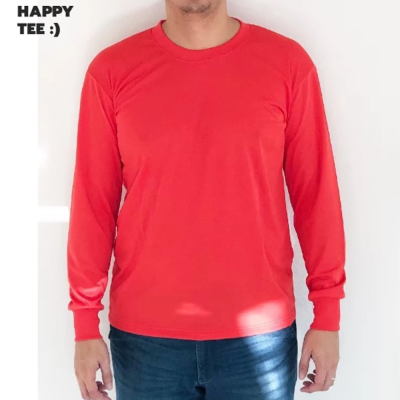 เสื้อคนงาน IB คอกลม ฟรีไซส์ - สีแดง