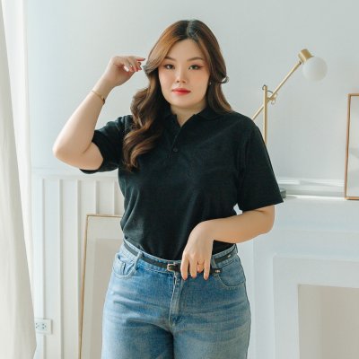 เสื้อโปโล "รุ่นมีกระเป๋า" สีดำ เสื้อโปโล "รุ่นมีกระเป๋า" สีดำ