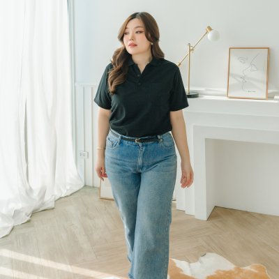 เสื้อโปโล "รุ่นมีกระเป๋า" สีดำ เสื้อโปโล "รุ่นมีกระเป๋า" สีดำ