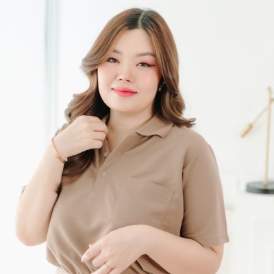 เสื้อโปโล รุ่นมีกระเป๋า สีม็อคค่า