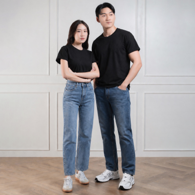 HAPPY TEE UNISEX T-SHIRT - Black