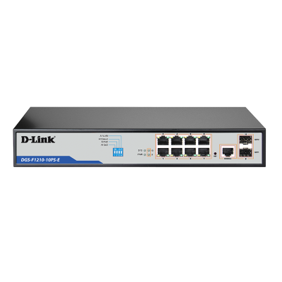 อุปกรณ์เน็ตเวิร์ค, Network, Switch, D-Link, D-Link DGS-F1210-10PS-E, DGS-F1210-10PS-E