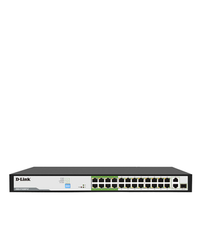 อุปกรณ์เน็ตเวิร์ค, Network, Switch, D-Link, 250M Unmanage PoE Switch, D-Link DES-F1026P-E, DES-F1026P-E