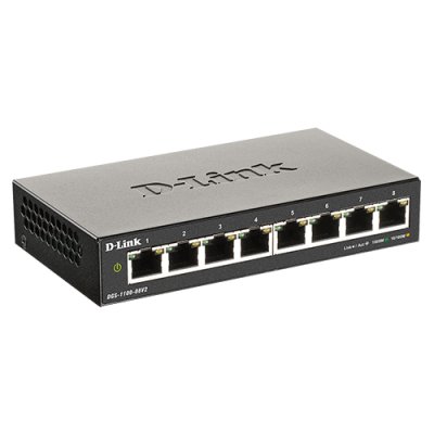 อุปกรณ์เน็ตเวิร์ค, Network, Switch, D-Link, DGS-1100-08V2