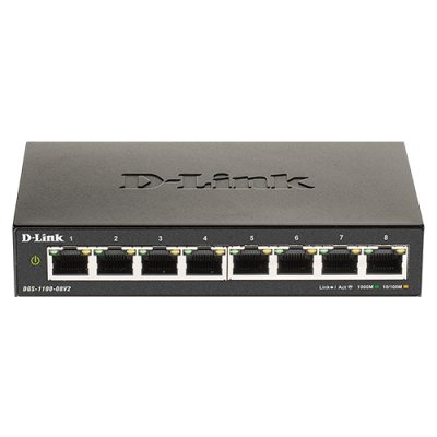 อุปกรณ์เน็ตเวิร์ค, Network, Switch, D-Link, DGS-1100-08PV2