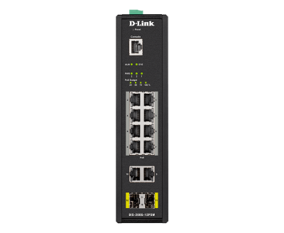 อุปกรณ์เน็ตเวิร์ค, Network, D-Link, Industrial Switch, Managed Switch, DIS-200G-12PSW