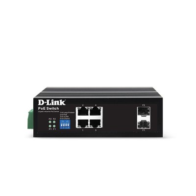 อุปกรณ์เน็ตเวิร์ค, Network, D-Link, Industrial Unmanaged Switch, Unmanaged Switch, DIS-F1006PS-E