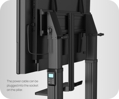 Yealink (MB-FS-Lift) Motorized Floorstand for Yealink Display Devices