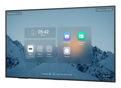 Yealink (MD75) MeetingDisplay 75" 4K UHD Display for unified MTR System