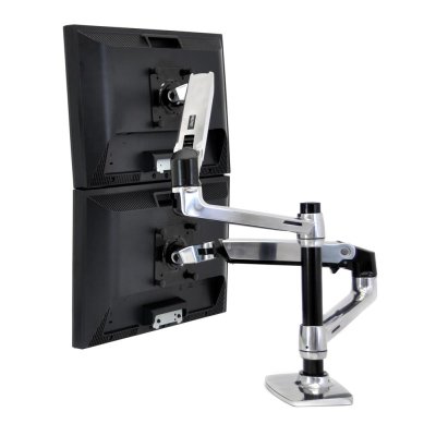 Ergotron, Muti-Monitor Mount, LX Dual Stacking Arm, 45-248-026, EGT-45-248-026