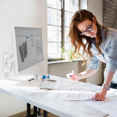 แขนจับจอ, ขาตั้งจอคอมพิวเตอร์, Ergotron, LX Pro Wall Arms, EGT-45-683-290, 45-683-290