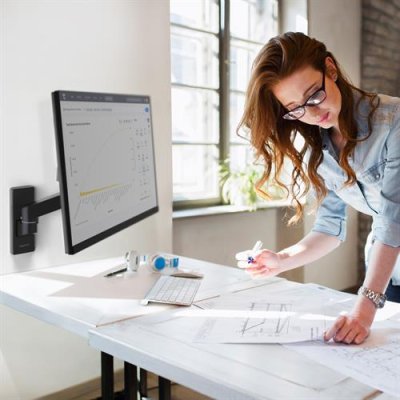 แขนจับจอ, ขาตั้งจอคอมพิวเตอร์, Ergotron, LX Pro Wall Arms, EGT-45-683-292, 45-683-292