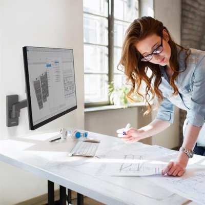 แขนจับจอ, ขาตั้งจอคอมพิวเตอร์, Ergotron, LX Pro Wall Arms, EGT-45-683-293, 45-683-293