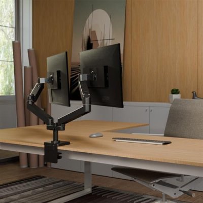 แขนจับจอ, ขาตั้งจอคอมพิวเตอร์, Ergotron, LX Pro Dual Side-by-Side Arm, EGT-45-686-292, 45-686-292