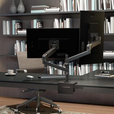 แขนจับจอ, ขาตั้งจอคอมพิวเตอร์, Ergotron, LX Pro Dual Stacking Arm, EGT-45-690-292, 45-690-292