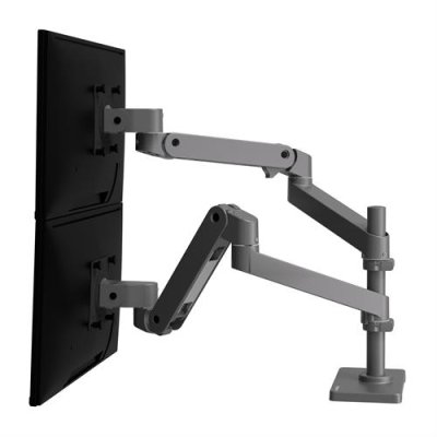 แขนจับจอ, ขาตั้งจอคอมพิวเตอร์, Ergotron, LX Pro Dual Stacking Arm, EGT-45-690-293, 45-690-293