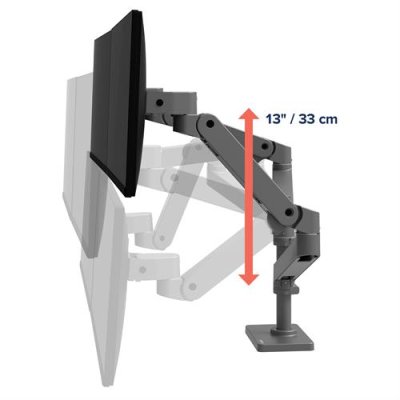 แขนจับจอ, ขาตั้งจอคอมพิวเตอร์, Ergotron, LX Pro Dual Stacking Arm, EGT-45-690-293, 45-690-293