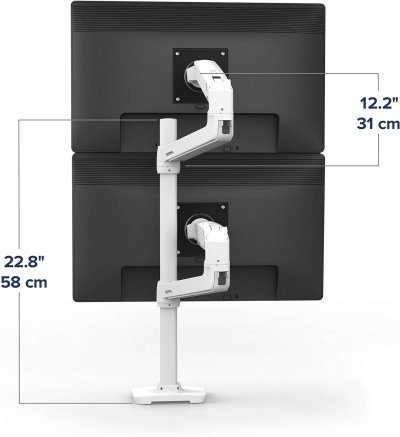 ขาตั้งจอ, Ergotron, LX Dual Stacking Arm, 45-509-216, EGT-45-509-216