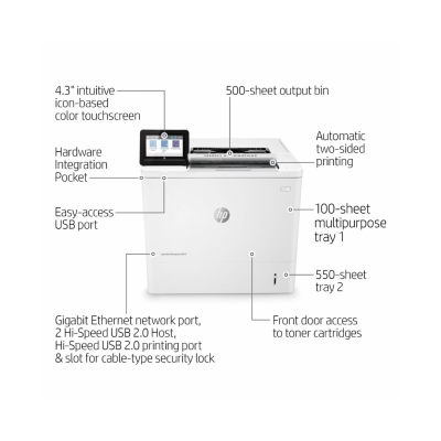ปริ้นเตอร์, Printer, HP, Laser Printer, HP Laser M501dn, Laser M501dn, J8H61A