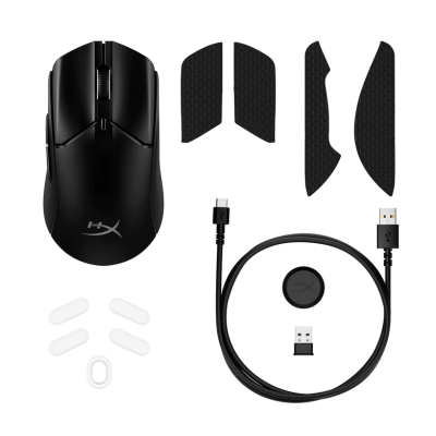 เมาส์, เมาส์เกมมิ่ง, Gaming Mouse, HYPERX, HyperX Pulsefire Haste 2, Wireless Mouse, 6N0B0AA