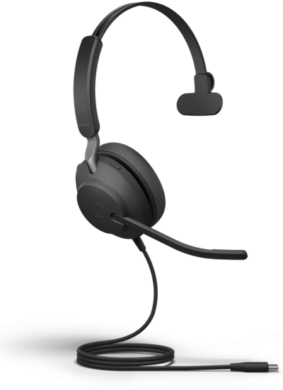 ชุดหูฟัง, Headset, Jabra, Jabra Evolve2 40 SE, Evolve2 40 SE, USB-C, UC Mono, 24189-889-899