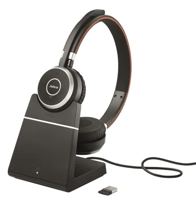 ชุดหูฟัง, Headset, Jabra, Jabra Evolve65, Evolve 65 SE, Link380a, MS Stereo Stand, 6599-833-399