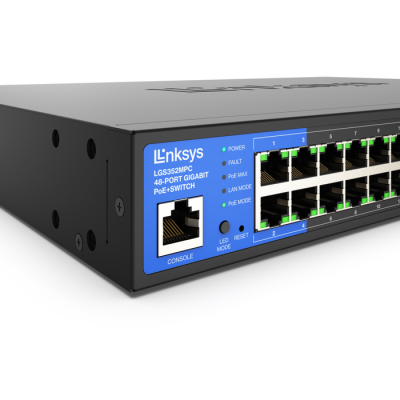 อุปกรณ์เน็ตเวิร์ค, Network, Linksys, Linksys LGS352MPC, Gigabit Switching Hub, 48 Port, Business Switch, LGS352MPC