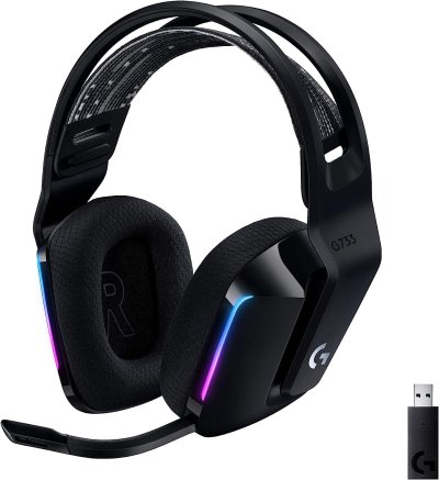 ชุดหูฟังเกมมิ่งไร้สาย, ชุดหูฟัง, Headset, Gaming, Logitech, G733, 981-000867 