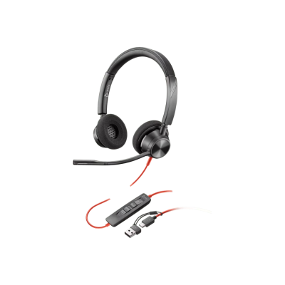 ชุดหูฟัง, Headset, Poly, Poly Blackwire 3320, Blackwire 3320, 8X220AA
