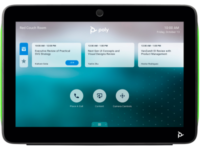 วีดีโอคอลฟอเรนซ์, Video Conferencing, Poly, TC10, Touch Controller, 875K5AA, 2200-37860-001